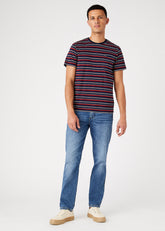 WRANGLER GREENSBORO MĘSKIE SPODNIE JEANSOWE DARK WATERS W15Q5929V 112145820